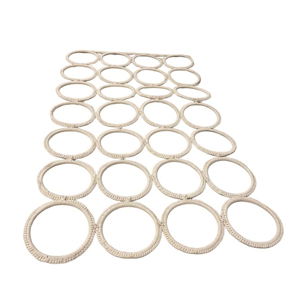 IKEA KOMPLEMENT Multi-Use Scarves Slot Hanger Cream Polypropylene/Steel 28 ¼" - Picture 3 of 9